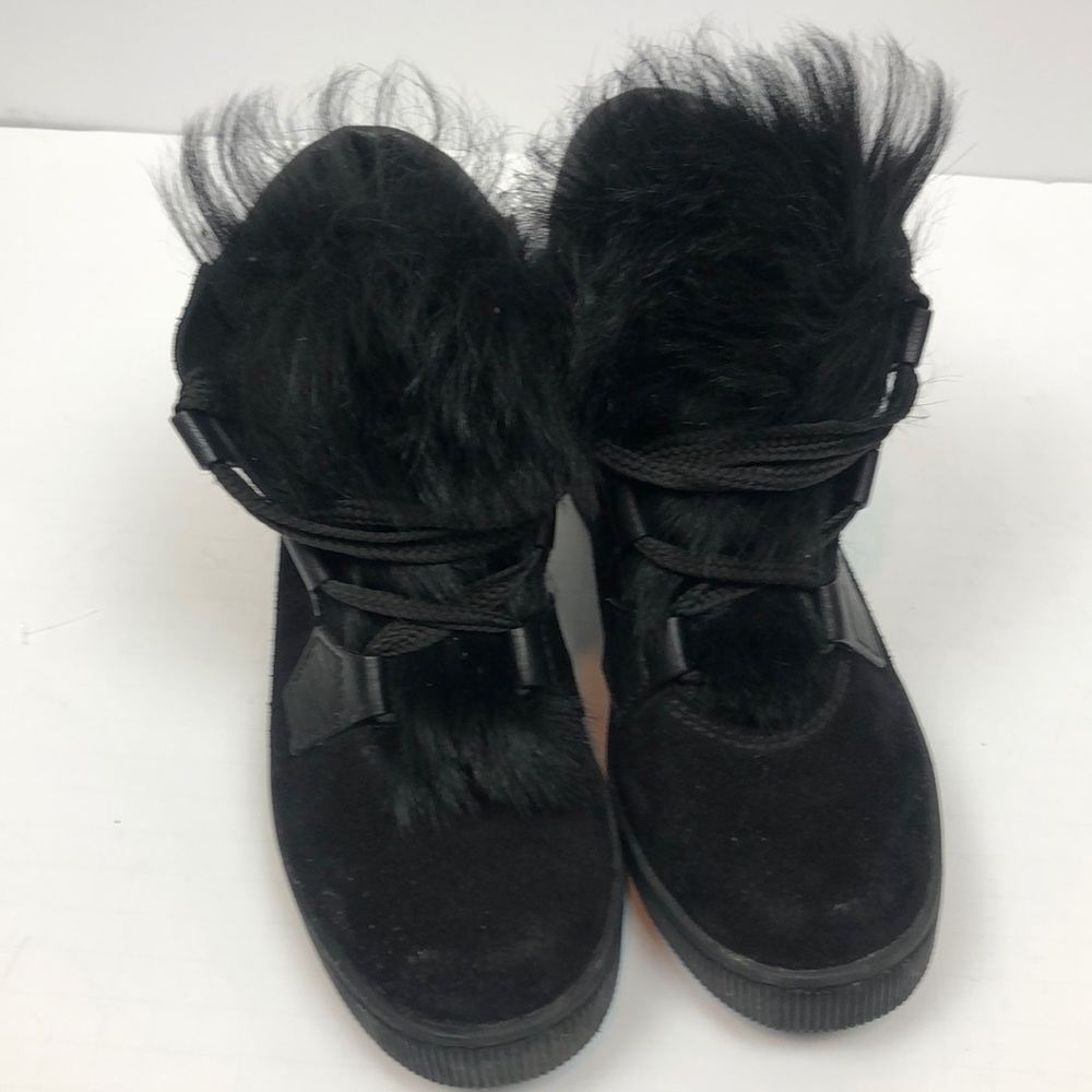 PEDRO GARCIA FUR AND SUEDE BOOTIES